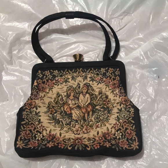 Vintage 1960s Embroidered Purse. - Picture 1 of 11